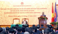 Top legislator meets with Vietnamese community in Cambodia