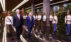 Grand welcome ceremony held for top Vietnamese leader in Havana