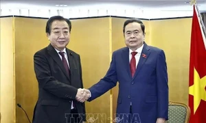 NA Chairman receives leader of Constitutional Democratic Party of Japan