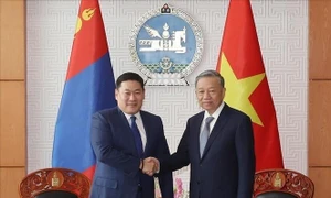 Vietnam's top leader meets with Mongolian PM