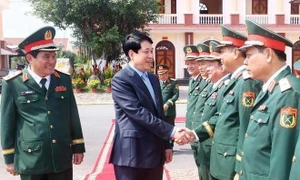 State President pays pre-Tet visit to Military Region 9