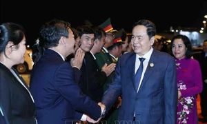 Top legislator wraps up Laos trip