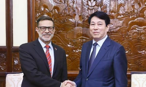 State President receives outgoing Australian Ambassador