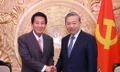 Party chief praises former special ambassador for helping strengthen Vietnam-Japan ties