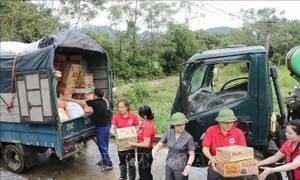 Int'l aid pours in to support Vietnamese flood victims