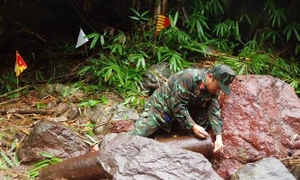 Quang Tri: 240kg wartime bomb successfully detonated