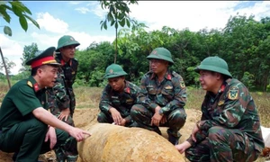 350-kg wartime bomb discovered in Quang Binh