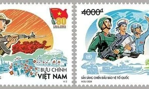 Stamp collection marking 80 years of Vietnam People's Army released