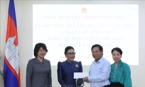 Cambodia continues to support storm, flood victims in Vietnam