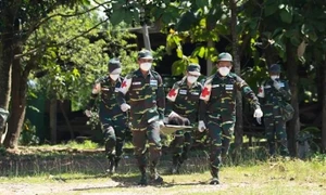 Laos, China hold joint humanitarian, medical rescue drill