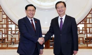 NA Chairman receives Secretary of Yunnan Provincial Party Committee