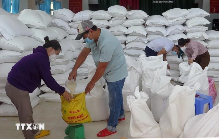 Rice will be distributed to five central and Central Highlands provinces. (Photo: VNA) Over 1,000 tonnes of rice allocated to five central, Central Highlands localities -0