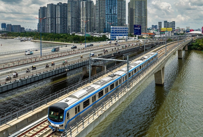 The Ben Thanh-Suoi Tien urban railway line in Ho Chi Minh City (Photo: VNA) The Ben Thanh-Suoi Tien urban railway line in Ho Chi Minh City (Photo: VNA)